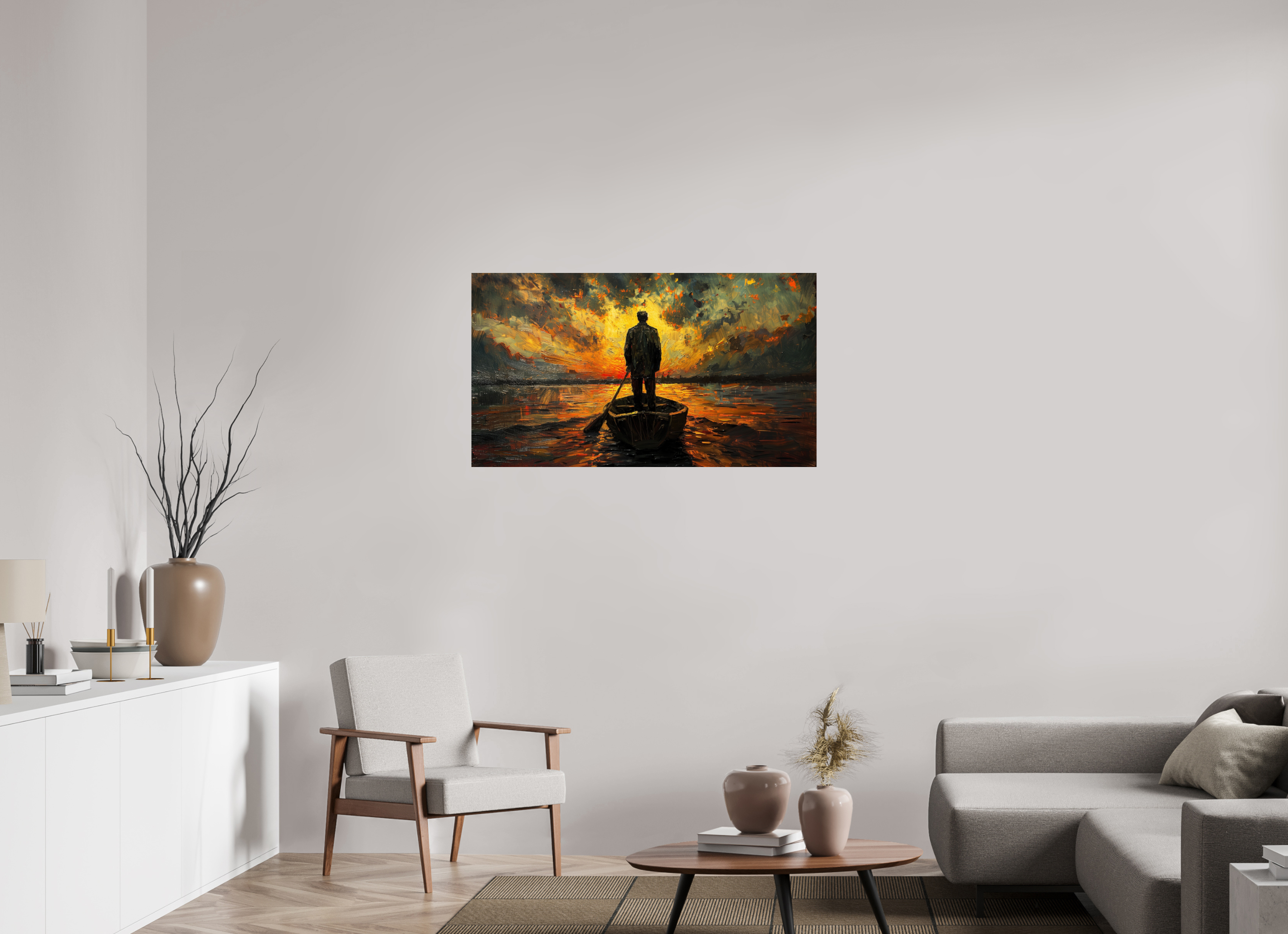 112 x 63 cm, Photo Print On Fuji Crystal DP II Ferryman of Silence