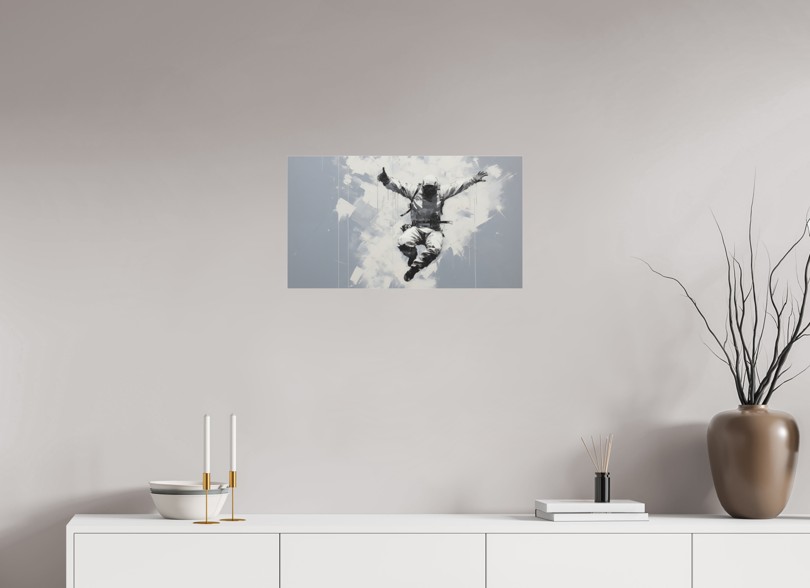 64 x 36 cm, Photo Print Under Acrylic Glass Gravity’s Last Alibi