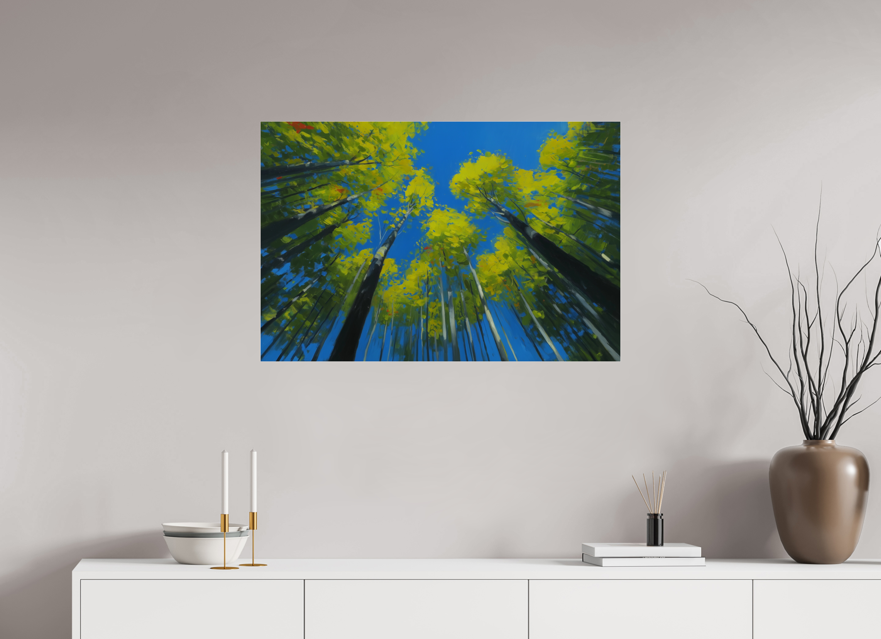90 x 60 cm, Photo Print Under Acrylic Glass Canopy of Trust