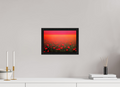 30 x 20 cm, Floater Frame Crimson Frequency