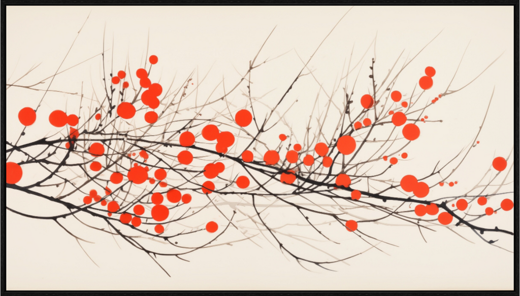 Main image Crimson Whispering Branches