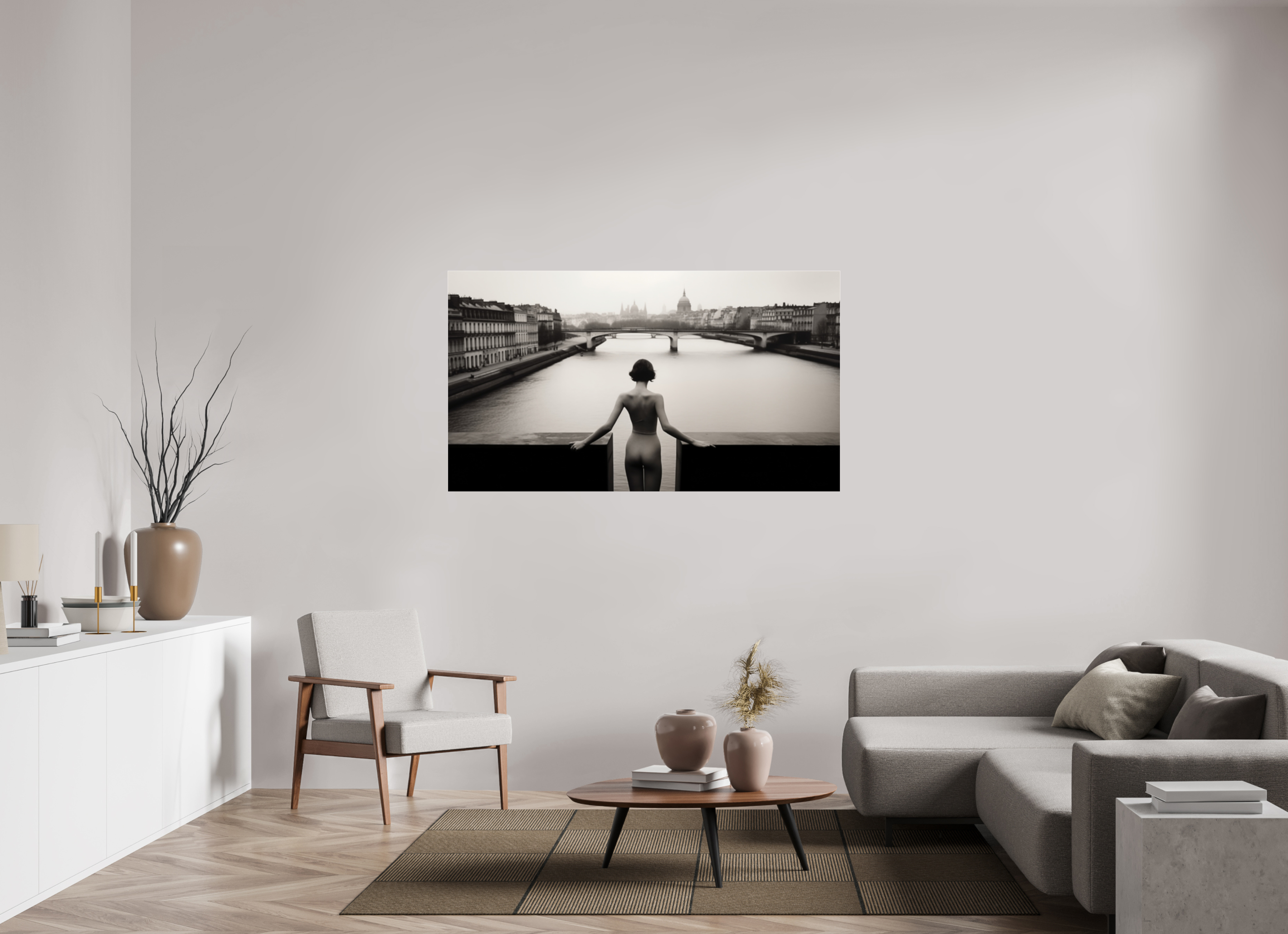 160 x 90 cm, Photo Print Under Acrylic Glass her strange desire - am Rand des Atems