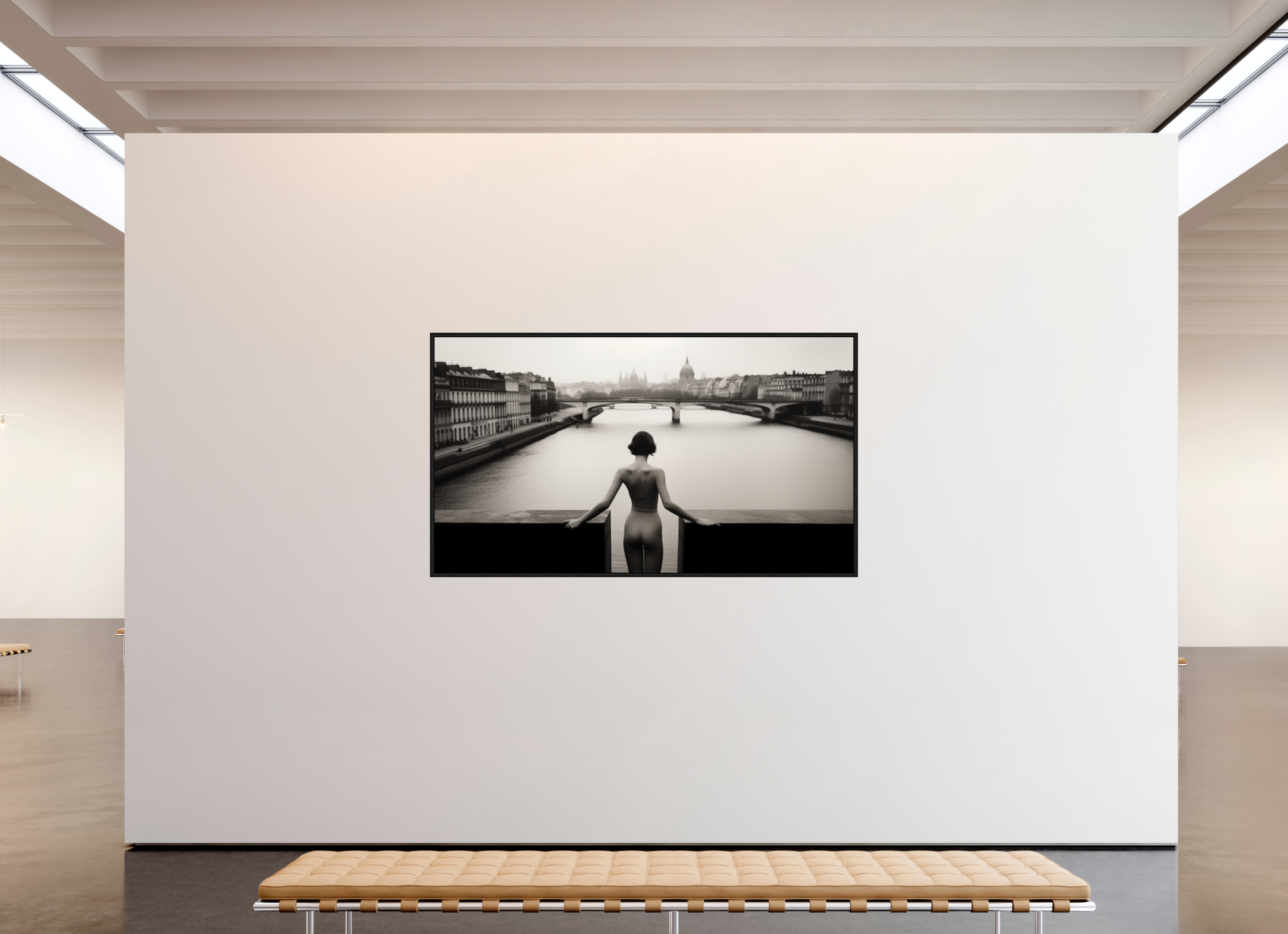 208 x 117 cm, Floater Frame her strange desire - am Rand des Atems