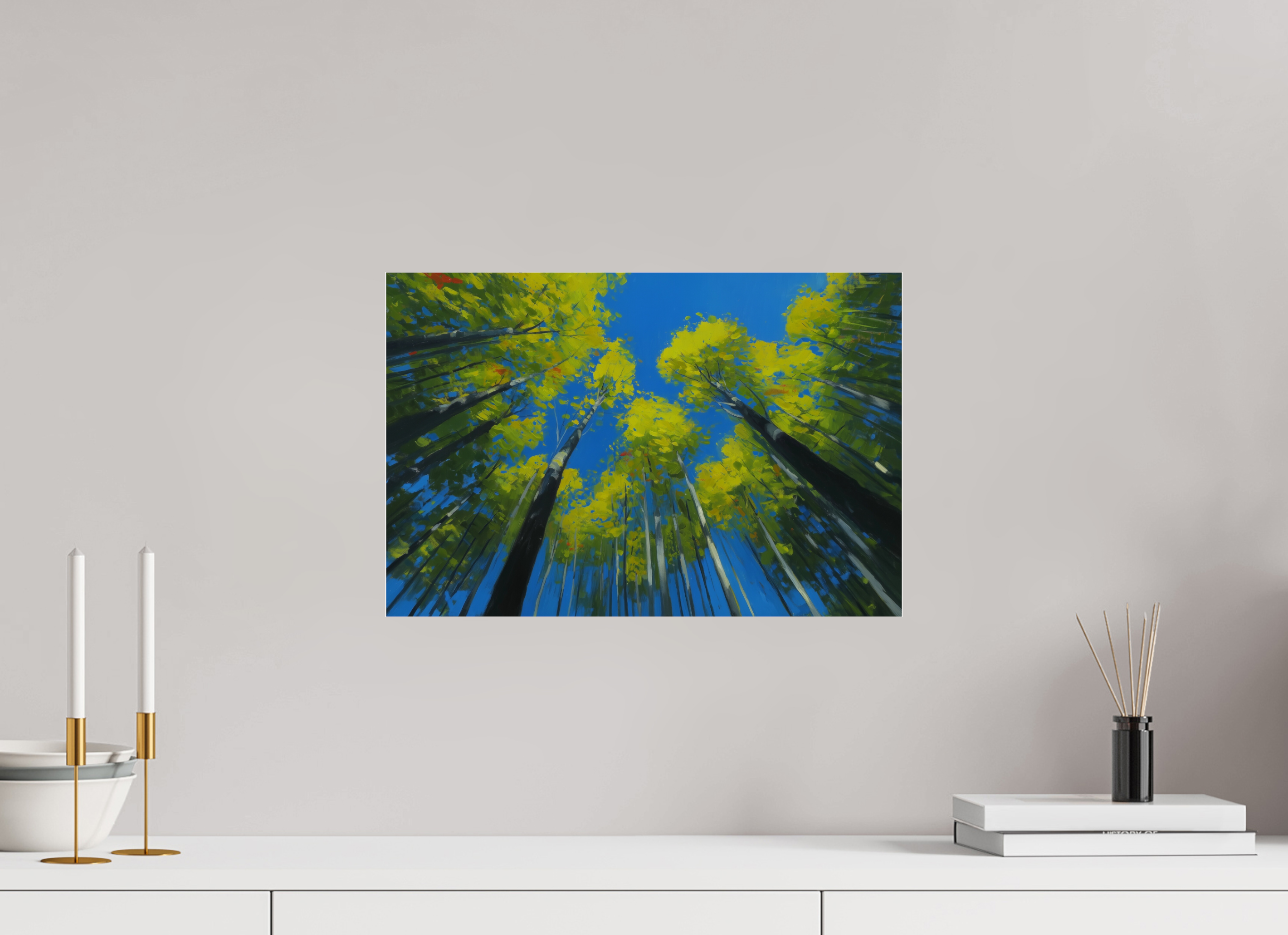 45 x 30 cm, Photo Print Under Acrylic Glass Canopy of Trust