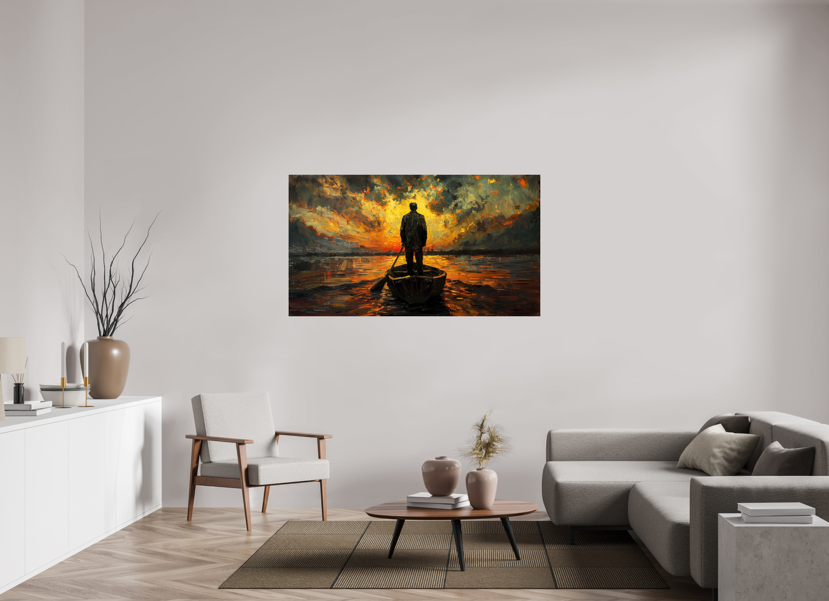 160 x 90 cm, Photo Print On Fuji Crystal DP II Ferryman of Silence