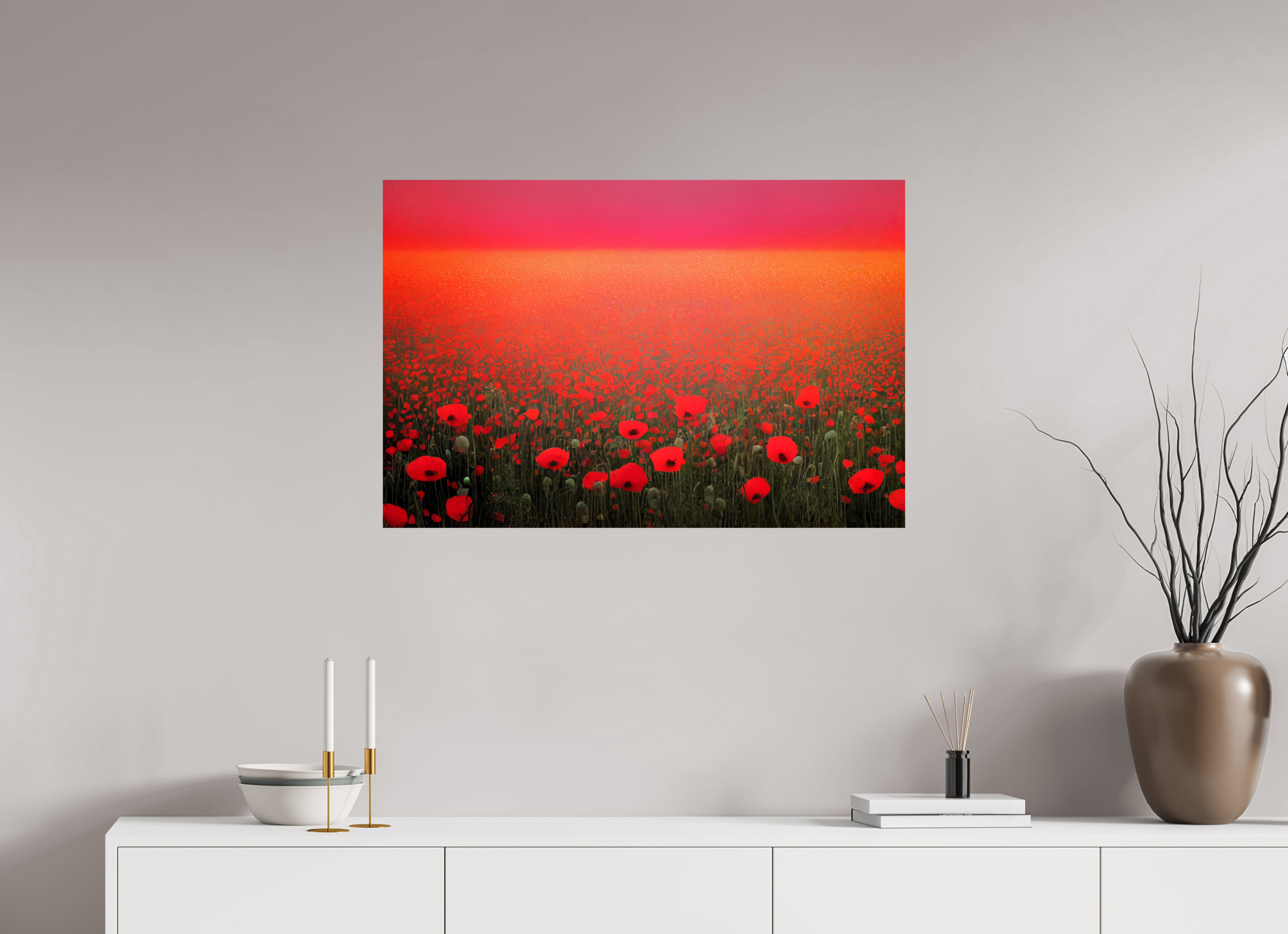 90 x 60 cm, Photo Print On Fuji Crystal DP II Crimson Frequency