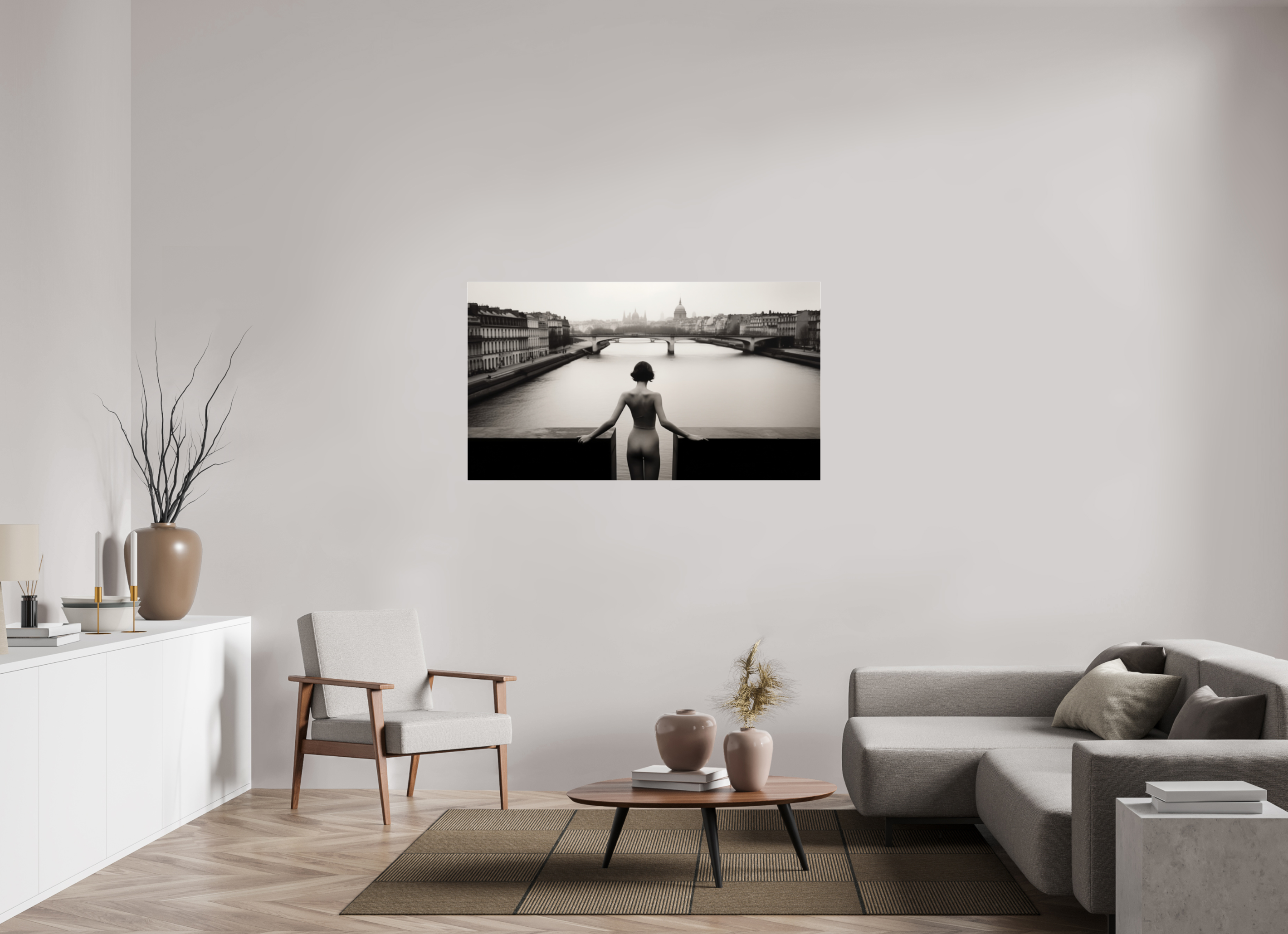 144 x 81 cm, Photo Print Under Acrylic Glass her strange desire - am Rand des Atems