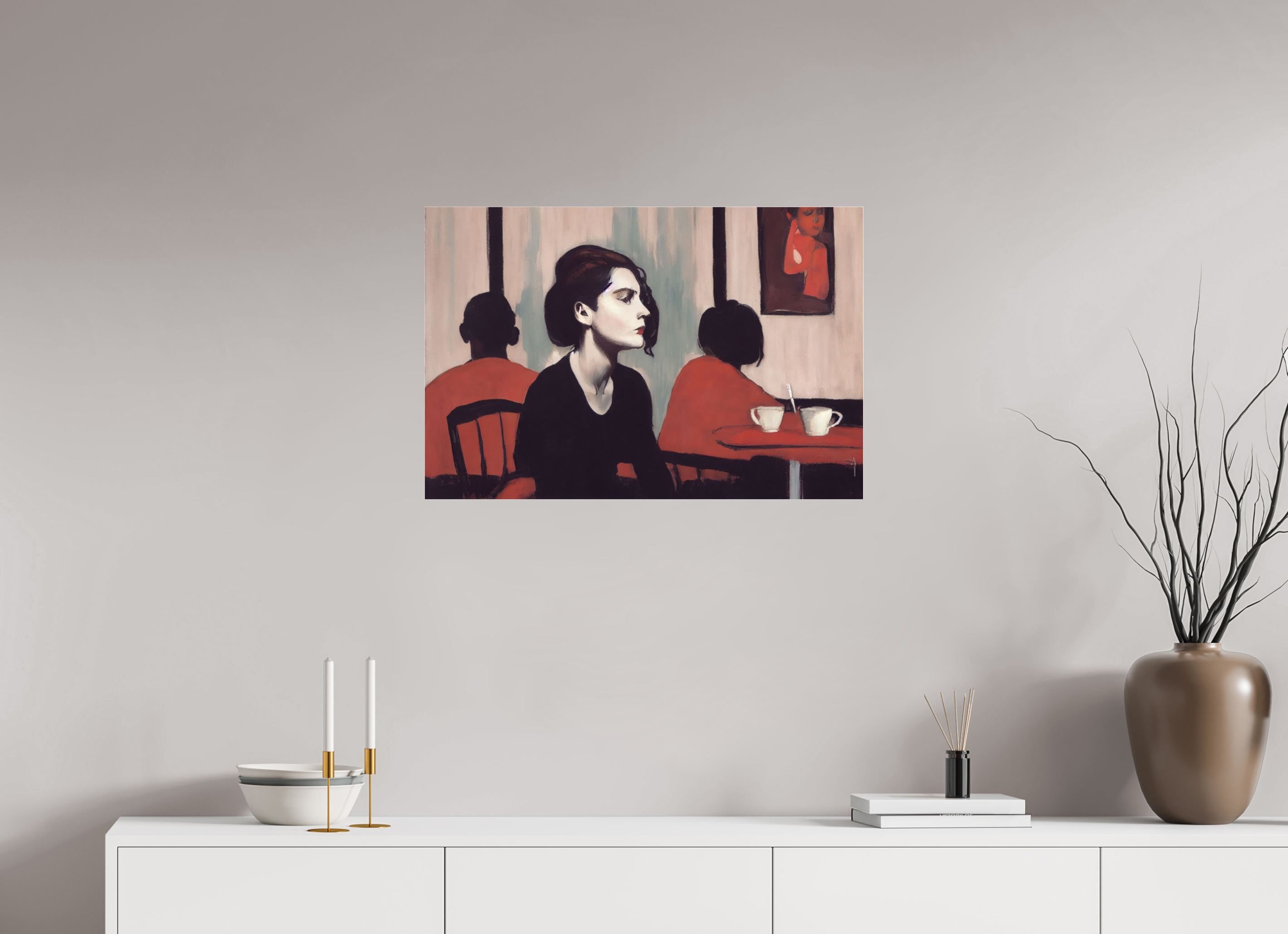75 x 50 cm, Photo Print Under Acrylic Glass the certainty