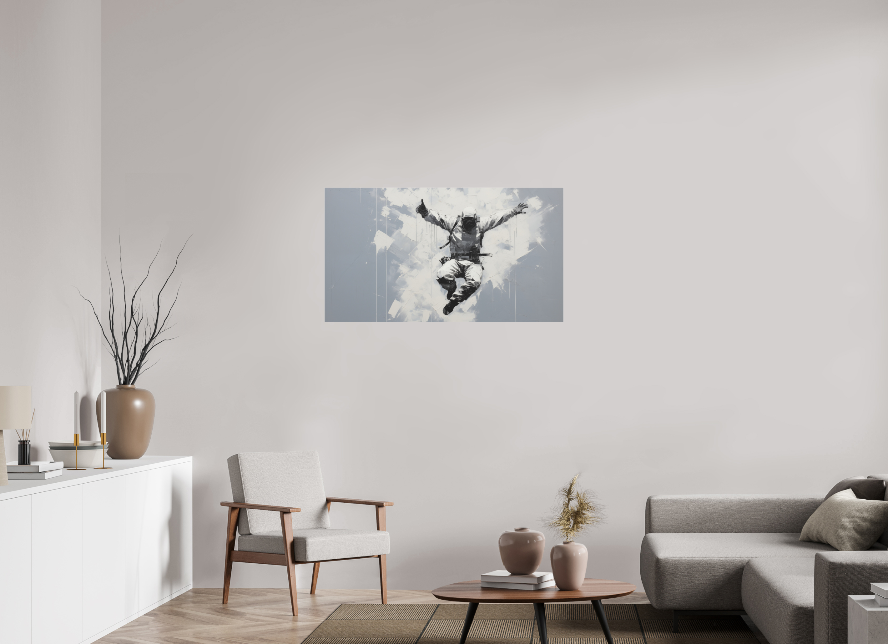 112 x 63 cm, Photo Print Under Acrylic Glass Gravity’s Last Alibi