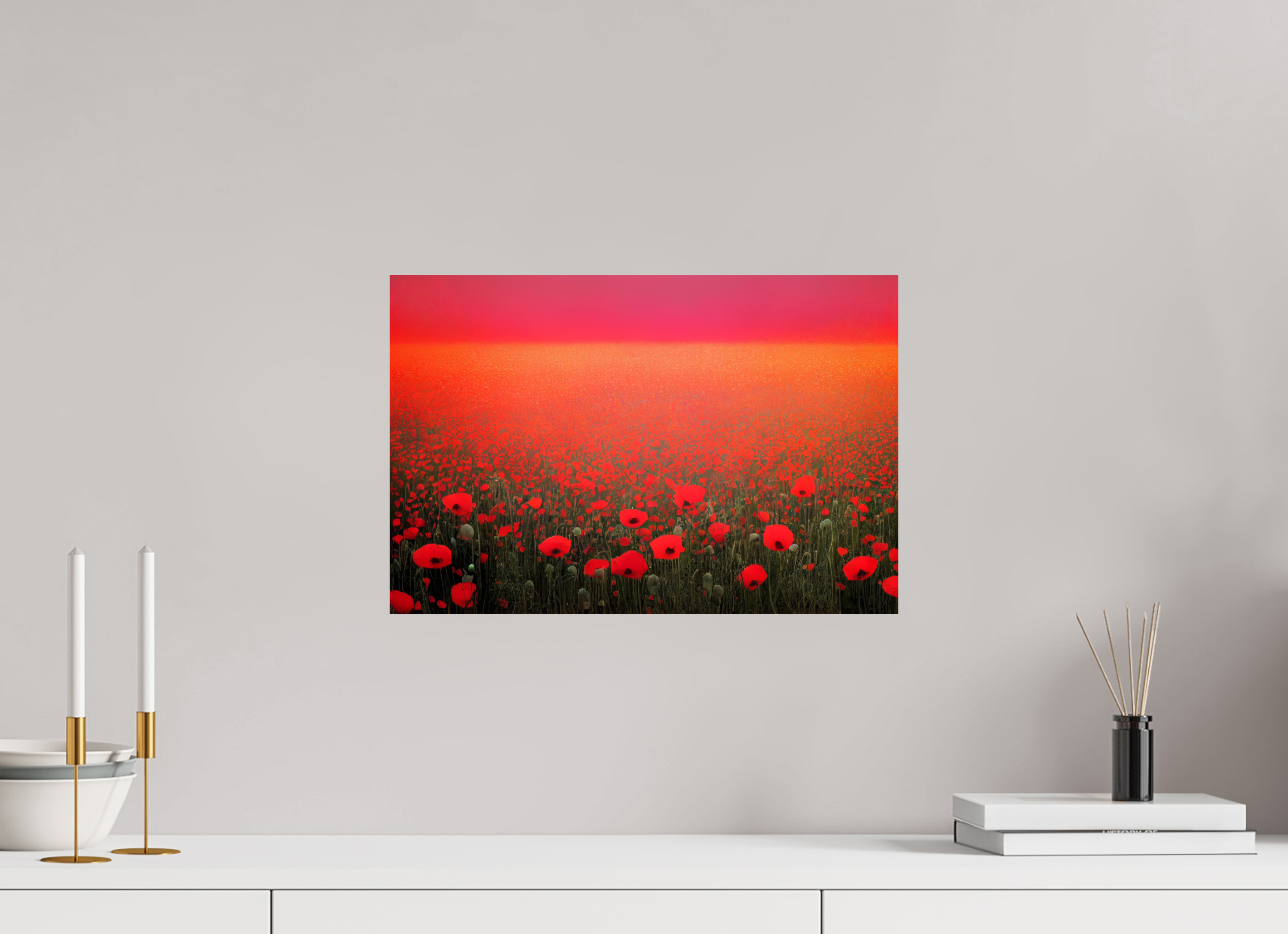 45 x 30 cm, Photo Print On Fuji Crystal DP II Crimson Frequency