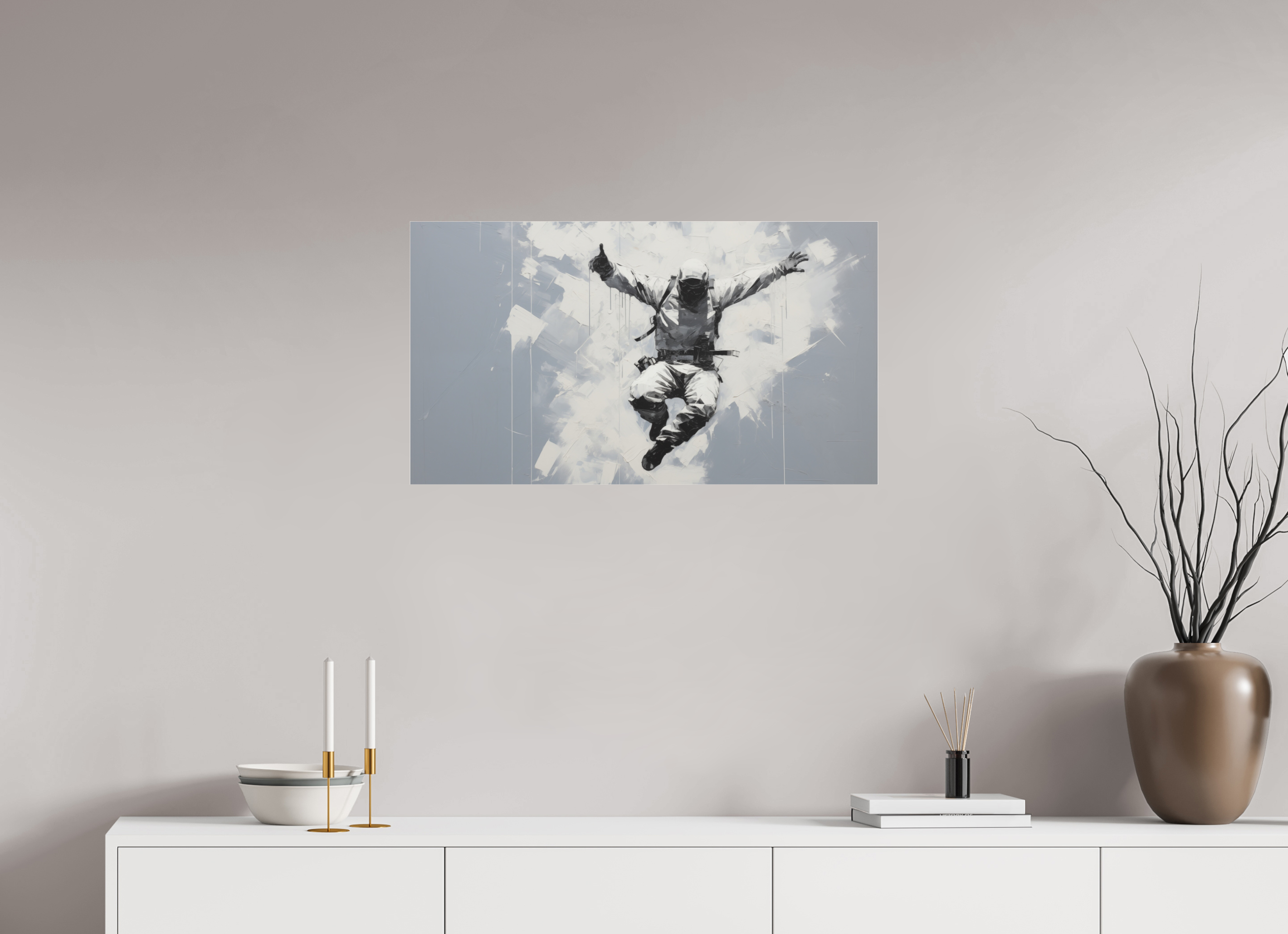 80 x 45 cm, Photo Print Under Acrylic Glass Gravity’s Last Alibi