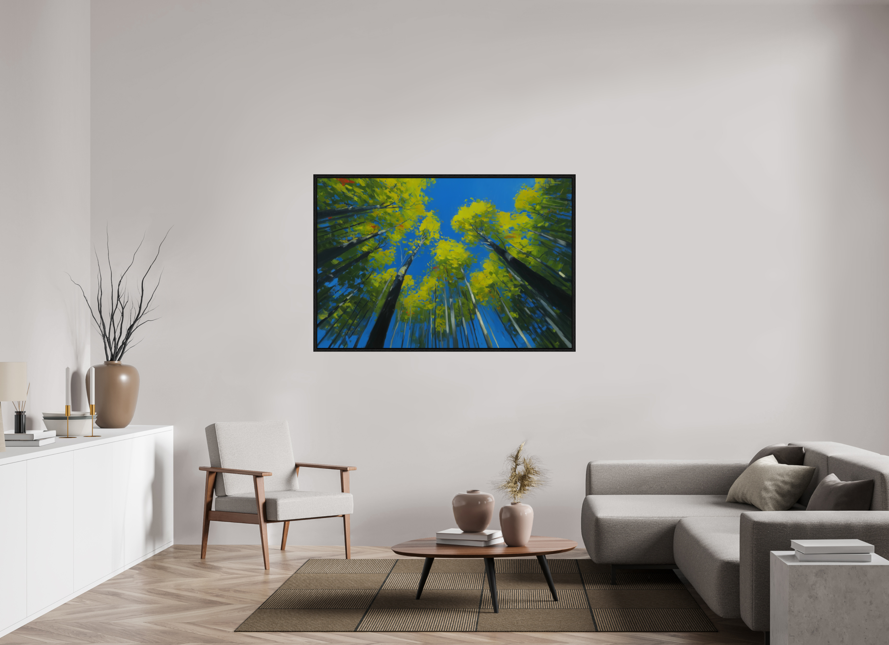 150 x 100 cm, Floater Frame Canopy of Trust