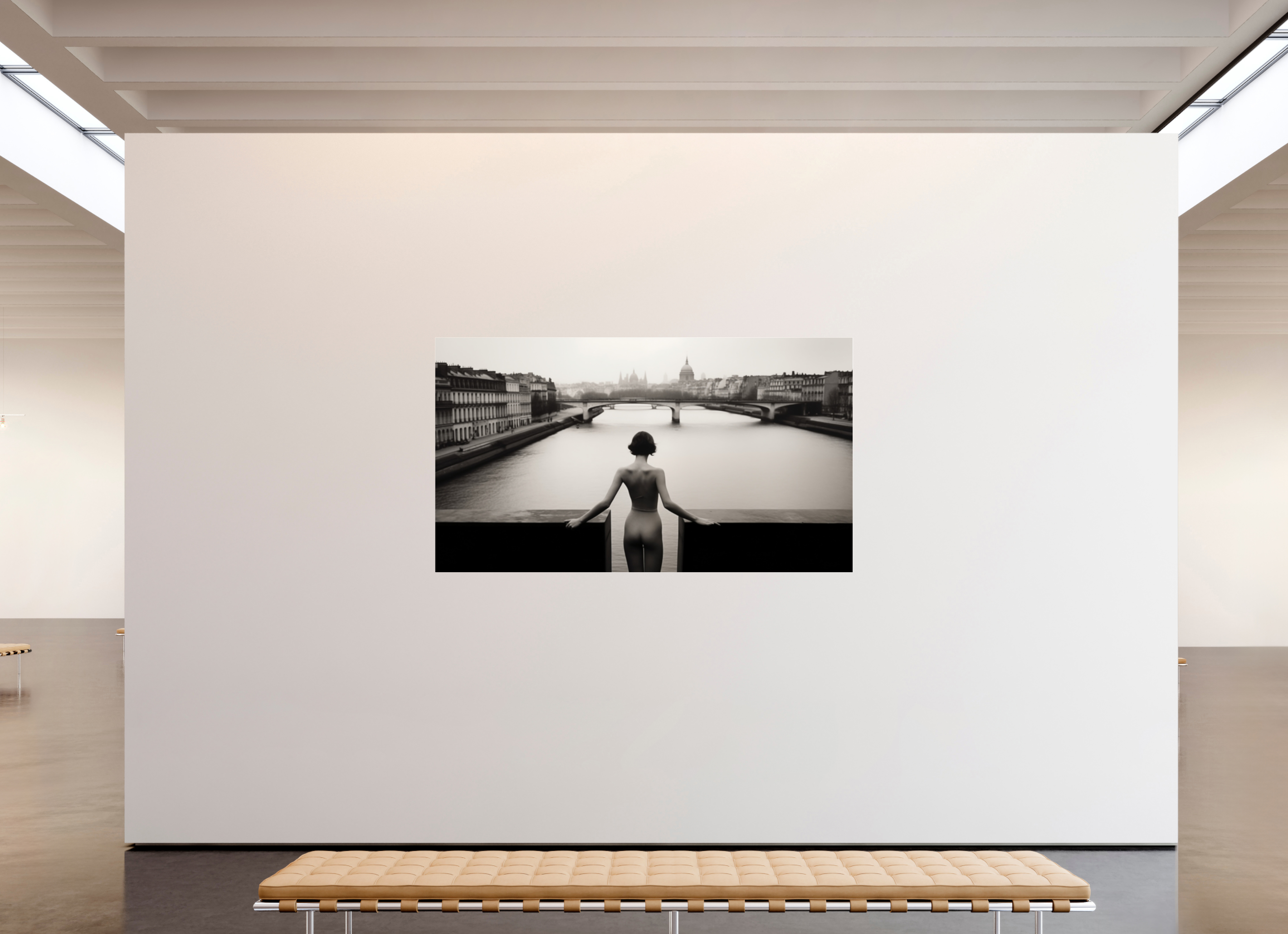 208 x 117 cm, Photo Print Under Acrylic Glass her strange desire - am Rand des Atems