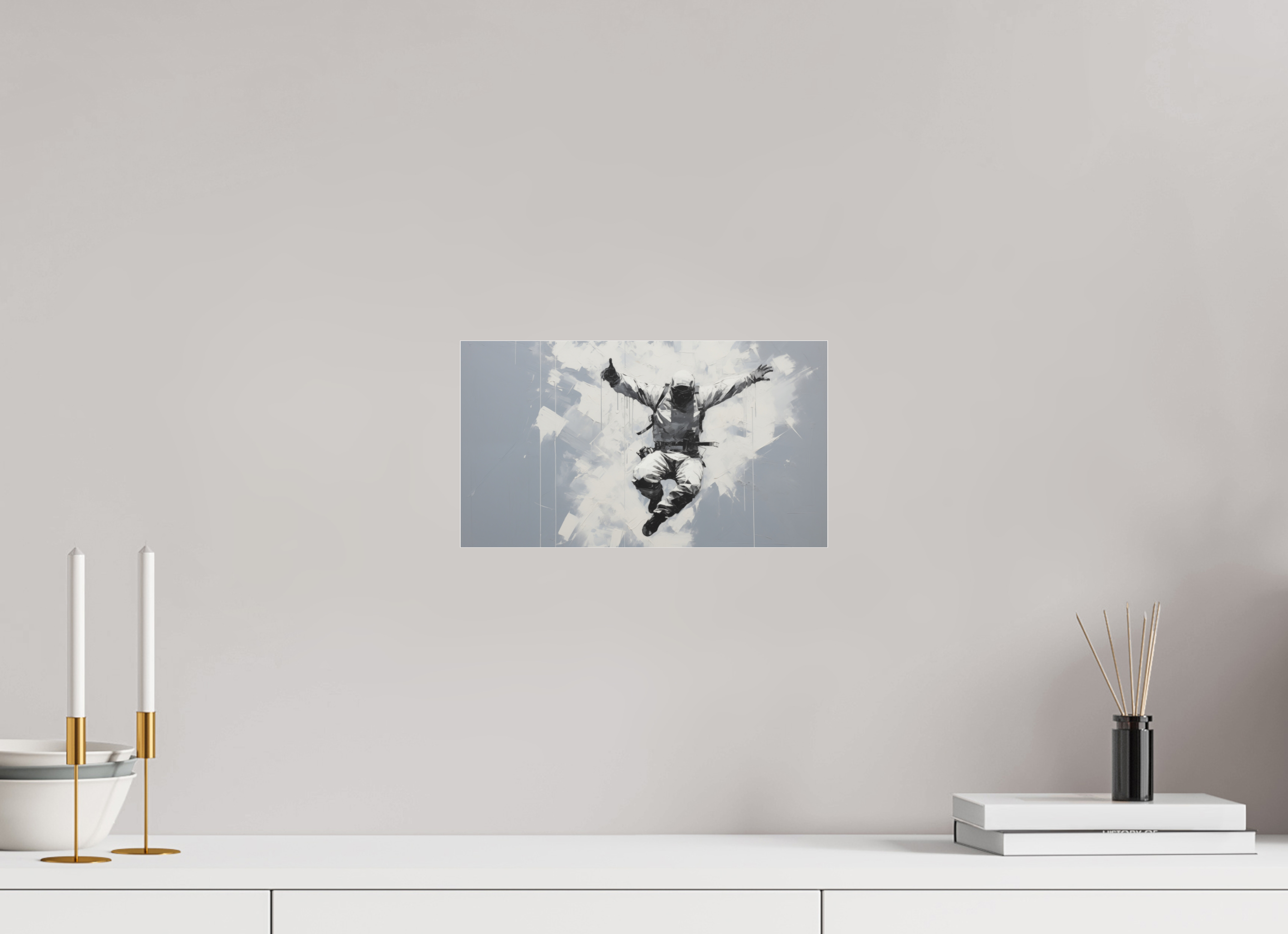 32 x 18 cm, Photo Print Under Acrylic Glass Gravity’s Last Alibi