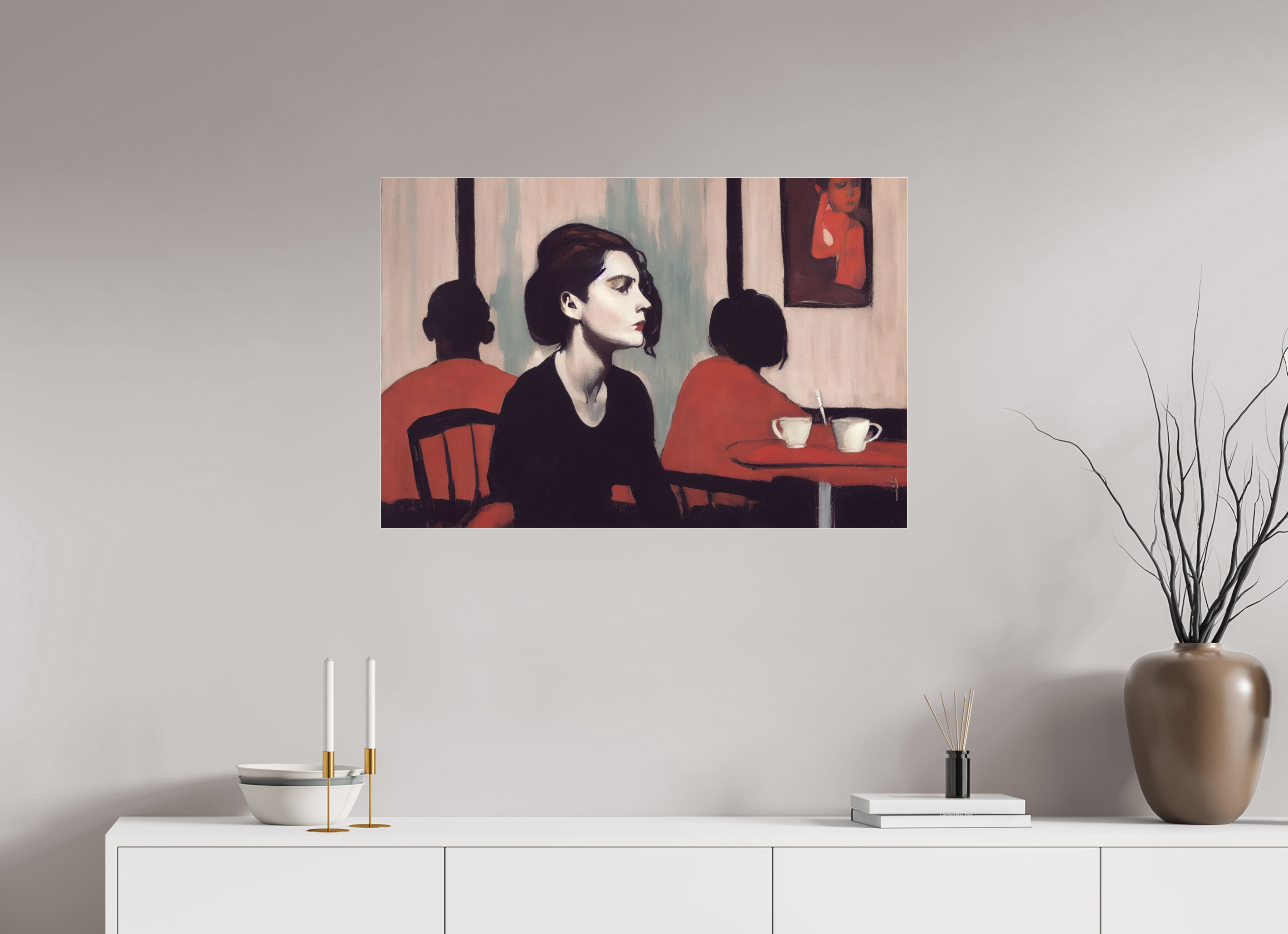 90 x 60 cm, Photo Print Under Acrylic Glass the certainty