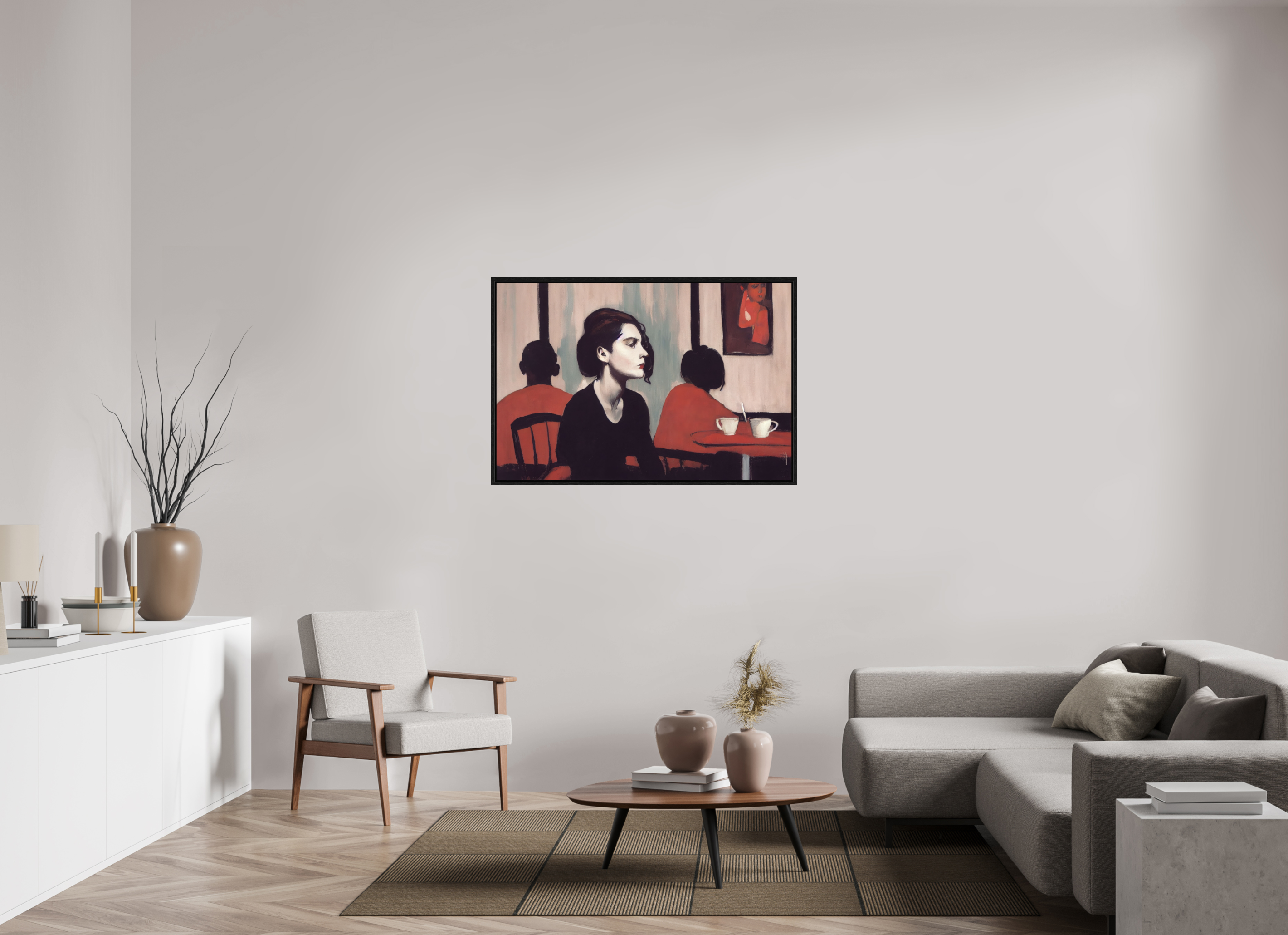 120 x 80 cm, Floater Frame the certainty