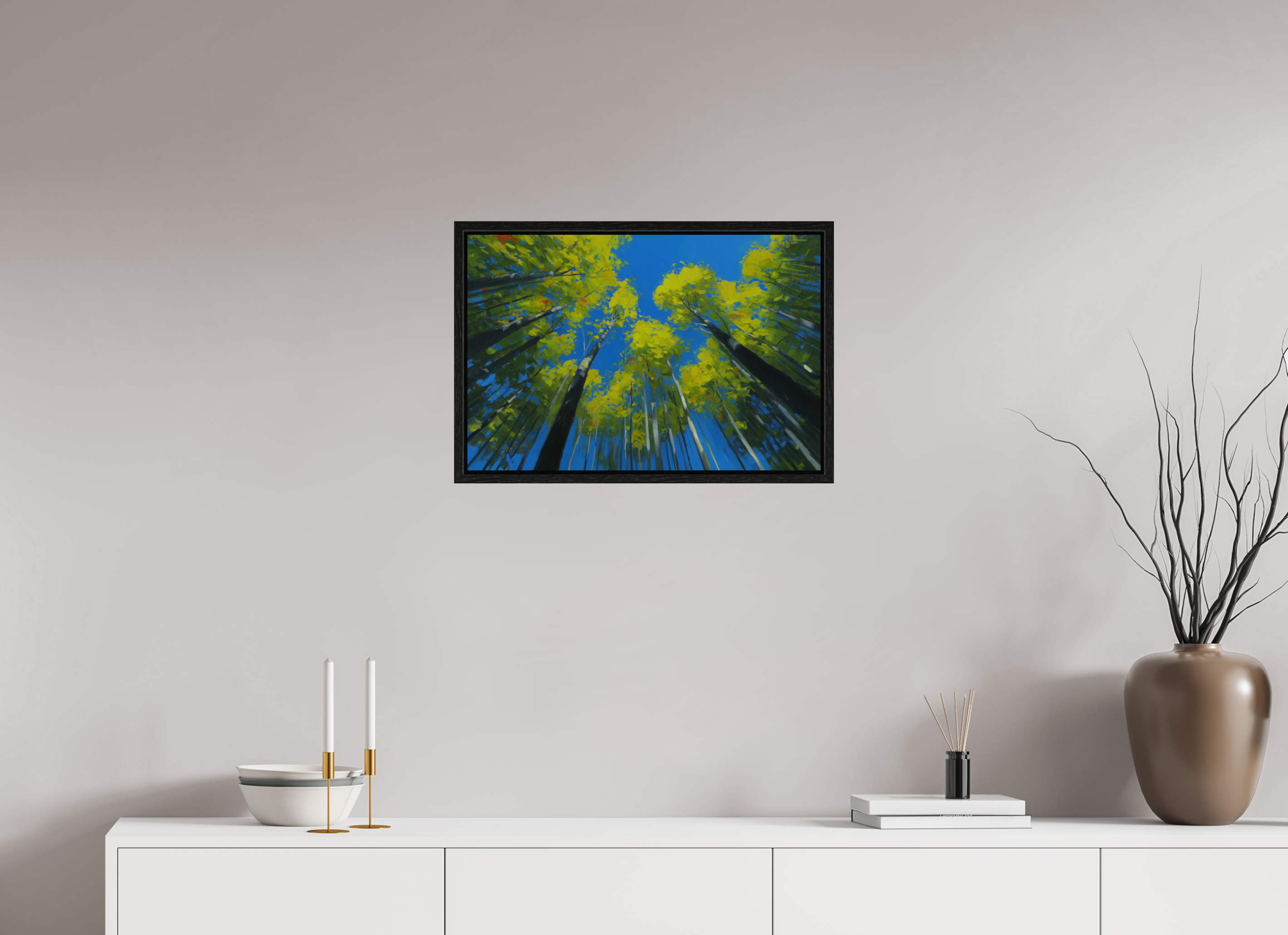60 x 40 cm, Floater Frame Canopy of Trust