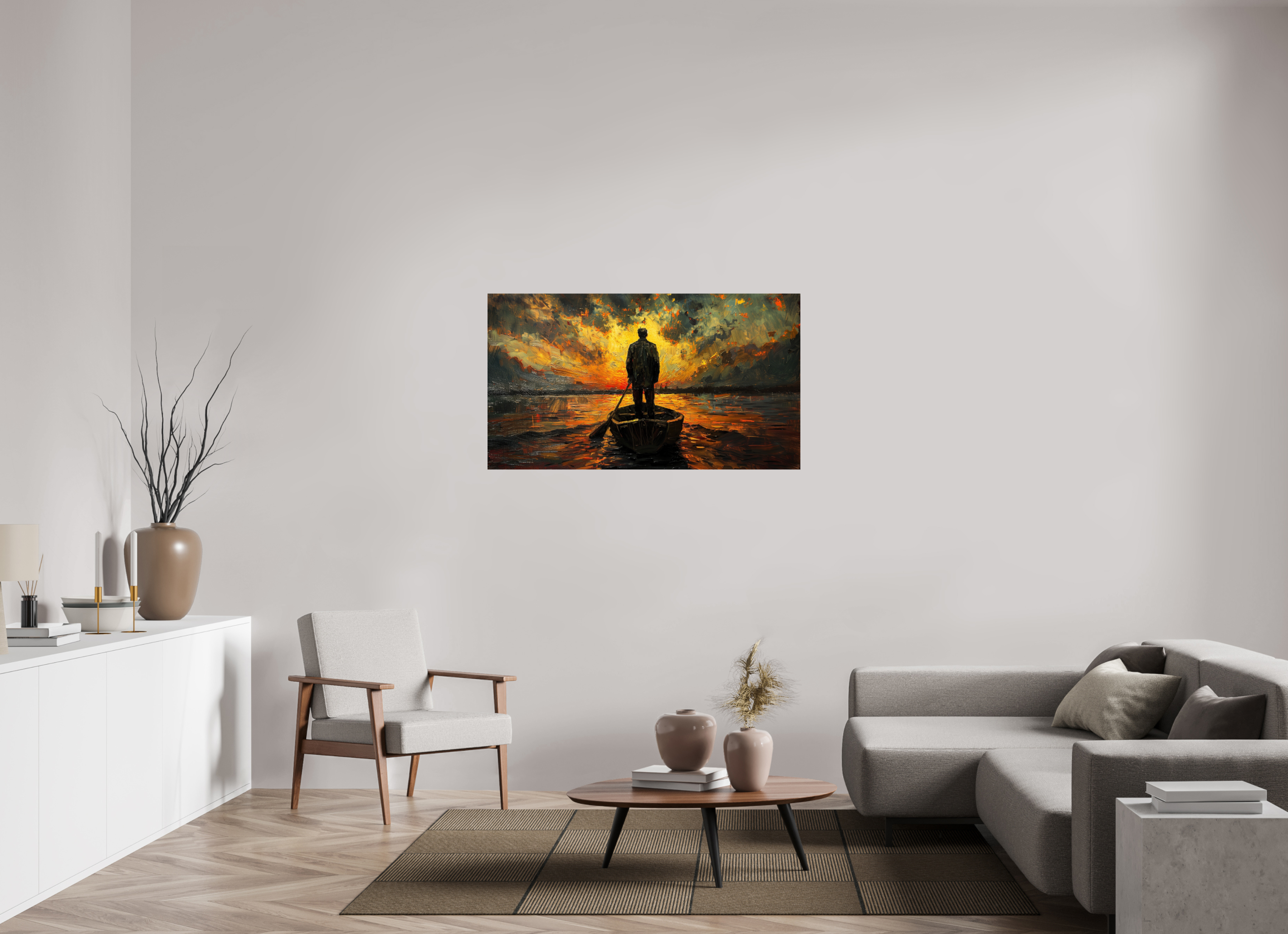 128 x 72 cm, Photo Print On Fuji Crystal DP II Ferryman of Silence