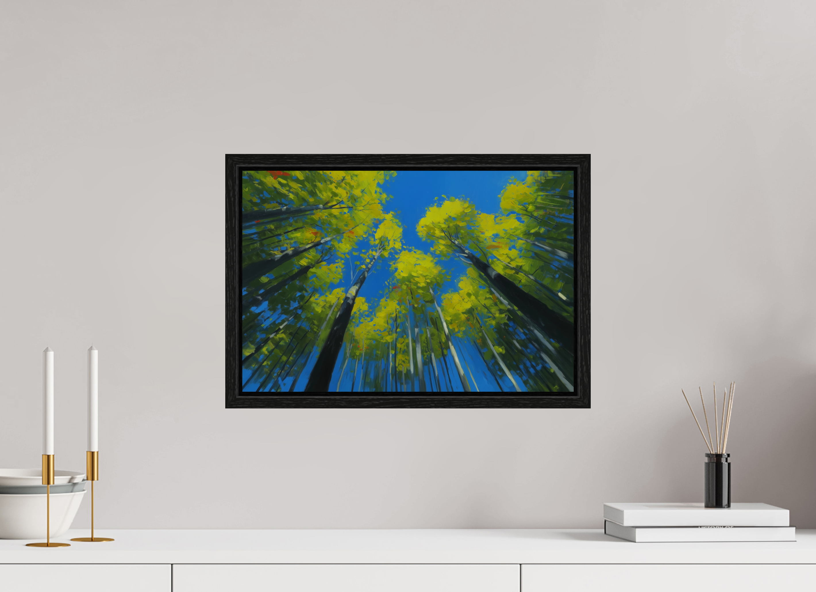 45 x 30 cm, Floater Frame Canopy of Trust