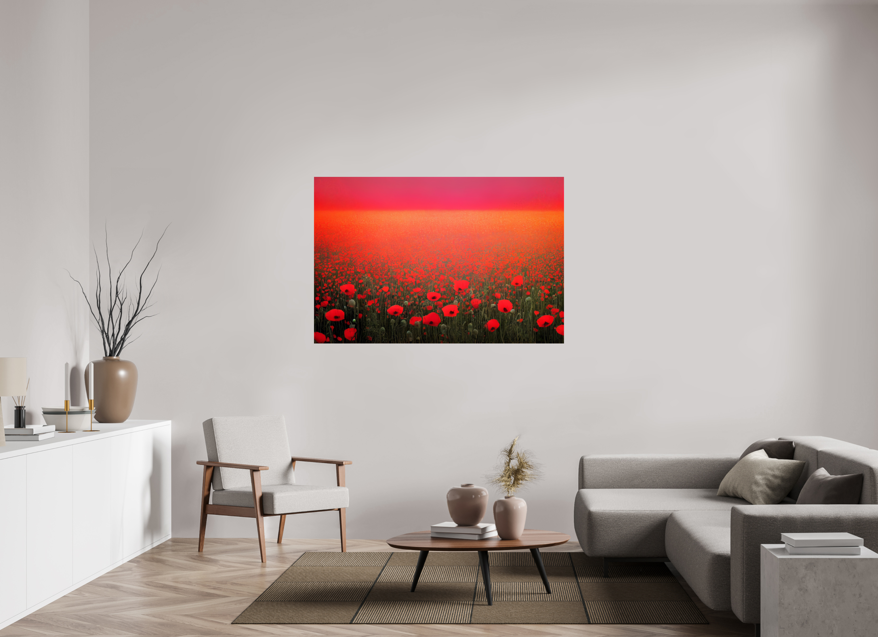 150 x 100 cm, Photo Print On Fuji Crystal DP II Crimson Frequency